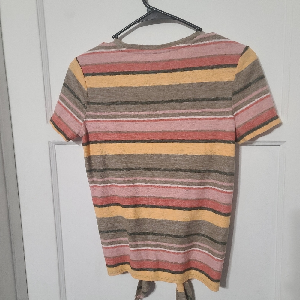 Madewell Texture & Thread Modern Tie Front Top - Picture 6 of 6